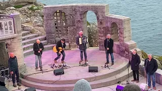 Fisherman’s Friends singing Keep Hauling and All Part of being a Pirate at the Minack Theatre 2021