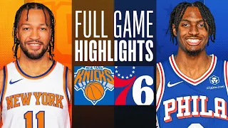 Game Recap: Knicks 110, 76ers 96