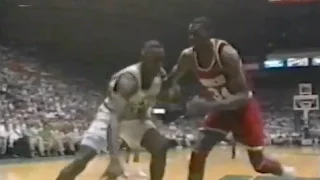 Hakeem Olajuwon Defense on Shawn Kemp - 1993 WCSF Game 1