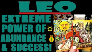 LEO💰 MUST 👀 ⭐EXTREME POWER OF ABUNDANCE & SUCCESS!  💰🔅YOUR MONEY💰🎈⭐TAROT DECEMBER 2022