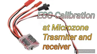 brush motor ESC setting withmicrozone transmitter and recever#diy #experiment #rc #rchobby #science#