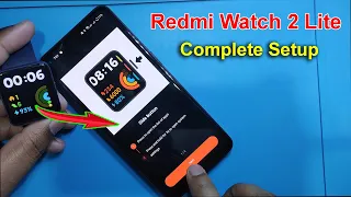 Redmi Watch 2 Lite - Complete Setup / Connect To SmartPhone