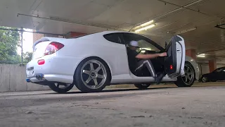 Hyundai Tiburon v6 exhaust sound.