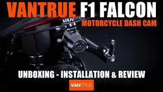 VANTRUE F1 Falcon Motorcycle Dash Cam : Unboxing, Installation & Review