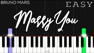 Bruno Mars - Marry You | EASY Piano Tutorial