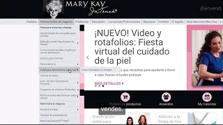 Cómo crear tu página de Mary Kay intouch y conoce todo lo que te ofrece. Video oficial