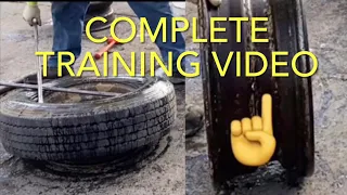 CHANGING TIRES DISMOUNT & MOUNT USING TIRE IRONS /BARS/SPOONS W/EXPLANATION OF HOW TO DO IT ANY SIZE