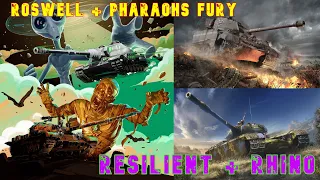 Roswell + Resilient + Pharoahs Fury + Rhino! #wotconsole #WorldofTanksConsoleModernArmour