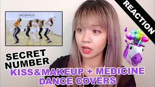 SECRET NUMBER Dance Cover Performances of Kiss and Make Up + Medicine REACTION BY OG KPOP STAN!