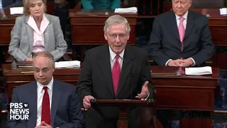 Sen. Mitch McConnell accuses Democrats of partisanship, bias against Kavanaugh