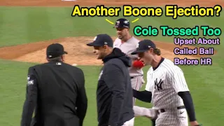 Ejections 167-8 - Gerrit Cole & Aaron Boone Tossed After Brian Knight's Ball Call Precedes BoSox HR