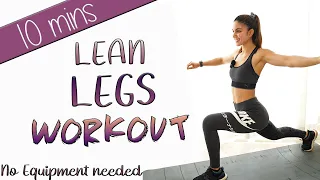 10 MINUTES - SEXY LEGS WORKOUT - No Equipment needed