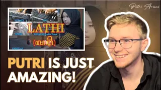 Weird Genius - Lathi (ft. Sara Fajira) | Putri Ariani Cover (REACTION!)