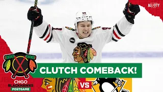 Connor Bedard & Chicago Blackhawks RALLY for Comeback Victory in Opener! | CHGO Blackhawks Postgame