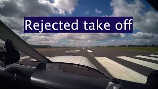 Rejected take off, PA28, Biggin Hill UK