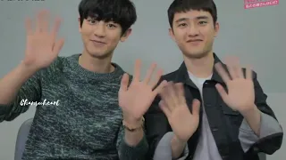 What happens when you put Chanyeol & Kyungsoo beside each other in interviews??