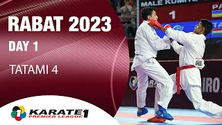 Karate1 RABAT | Day 1 – Tatami 4 | WORLD KARATE FEDERATION