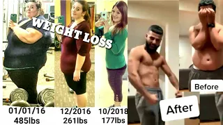 Best Weightloss glow ups that are almost unrecognizable||Motivational tiktok Compilation 2020.