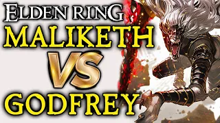 ELDEN RING BOSS VS. BOSS: Maliketh the Black Blade VS. Godfrey Golden Shade!