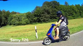 Tank leer gefahren in 2stunden #piaggiozip / Roller Vlog #Yamaha Aerox