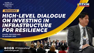 High-Level Dialogue on Investing in Infrastructure For Resilience 01/18/2023