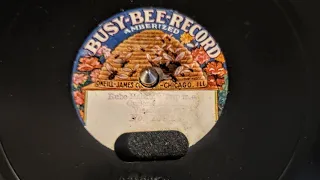 1904 American Record Co/ Busy Bee. Rube Haskins ride on the cyclone auto. Len Spencer . Funny bit.