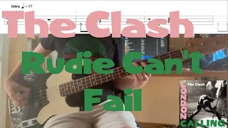 The Clash - Rudie Can't Fail (Bass Cover & Tabs)