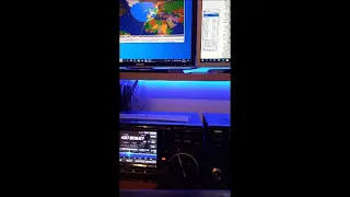 Short QSO withj Astronaut Kjell Lindgren 23-07-2022 via ISS IORS crossband repeater