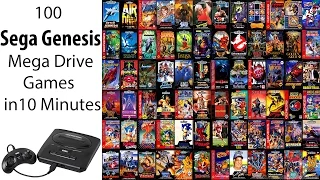100 Sega Genesis  Mega Drive Games in 10 Minutes Mind Blowing