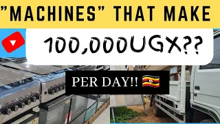 Earn 100,000 ugandan shillings per day with these machines. #money #investing #business