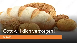 2. Mose 16-17 | "Ich habe Hunger - wer gibt mir zu essen?" | 09.01 | EFG Wietmarschen