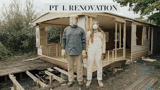 Renovation PT.4 | Land clearance, caravan destruction, trespassers, exciting delivery + GIVEAWAY