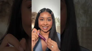 Burgundy mascara on brown skin?! 😮