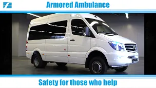 Armored ambulance / emergency vehicle - safe operations in dangerous regions - by Carl Friederichs