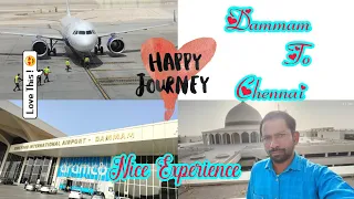 ✈️ Saudi Dammam Airport to Chennai Airport ✈️  Indigo Flight View  ✈️  Good Experience Nice Vlog ✈️