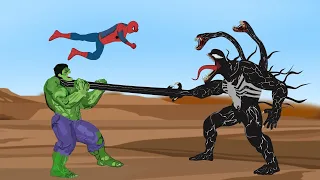 SuperHero: HULK, Spider-Man vs Evolution of VENOM 2 | SUPER HEROES SHORTS CARTOON
