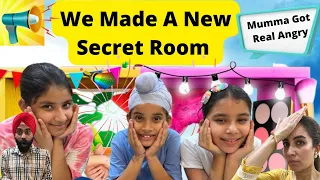 We Made A New Secret Room - Mumma Got Real Angry | Ramneek Singh 1313 | RS 1313 VLOGS