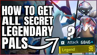 Palworld - How to Get ALL Hidden OVERPOWERED LEGENDARY Pals & Make ANY Pal Legend 100% Catch Guide!