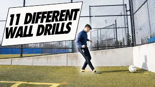 11 WALL DRILLS TO IMPROVE YOUR FIRST TOUCH AND PASSING!