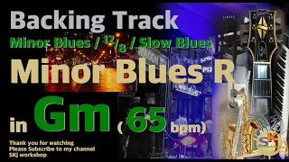 Minor Blues R (12/8) in Gm (65bpm) : Backing Track