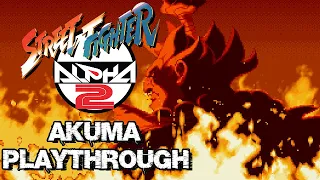 Street Fighter Alpha 2 (Arcade 1996) - Akuma Longplay