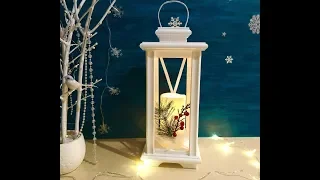 МК- Декоративный ФОНАРЬ! DIY - decorative lantern made of foam!