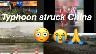 TYPHOON STRUCK CHINA|| Flood||Rain||Wind||climate change