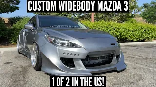 ONLY 1 OF 2 IN THE US: CUSTOM WIDEBODY MAZDA 3! | 2016 Mazda 3 Widebody Build @wm003_
