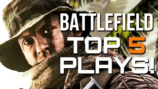 BATTLEFIELD TOP PLAYS - EPISODE #9 - Epic Shots, Killstreaks and Objective Plays