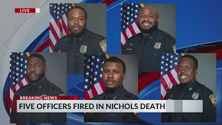 Five officers fired in Nichols' investigation