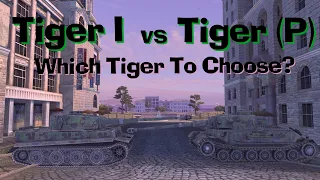 WOT Blitz Face Off || Tiger 1 vs Tiger (P)