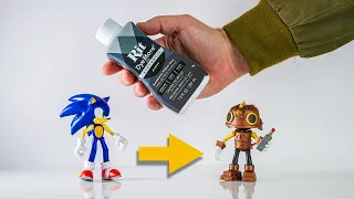 I made a custom Jakks Pacific trip figure from Sonic Superstars