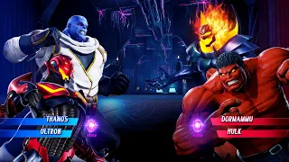 Thanos & Ultron vs Dormammu & Red Hulk (Very Hard) - Marvel vs Capcom | 4K UHD Gameplay