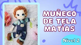 Cómo hacer un muñeco de tela paso a paso: Tutorial y clases de muñequería.